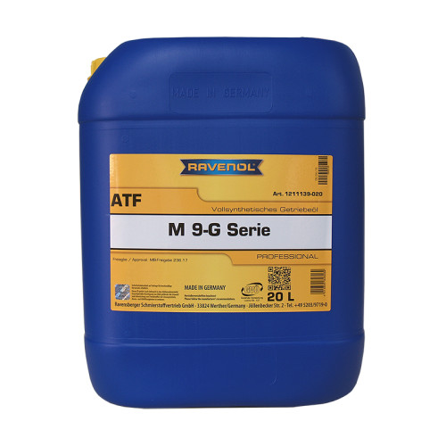 [RAVENOL] 라베놀 ATF M 9-G Serie [벤츠9단 미션오일] 20L